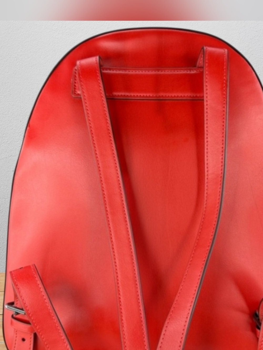 Coach Jordyn Perforated Leather Backpack Miami Red NWOT $450 Retail - Picture 13 of 16